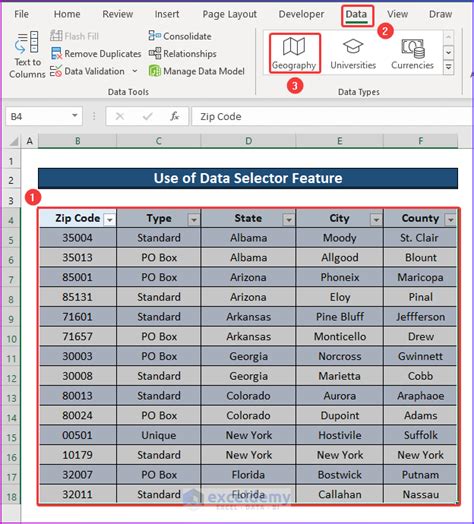 Excel Zip Code 的图像结果