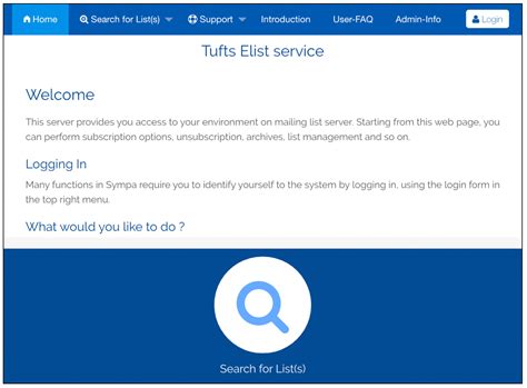 Elist: Electronic Mailing Lists | Technology Services