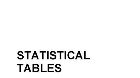 STAT 200: Statistical Tables for Normal, t, F, and χ² Distributions ...