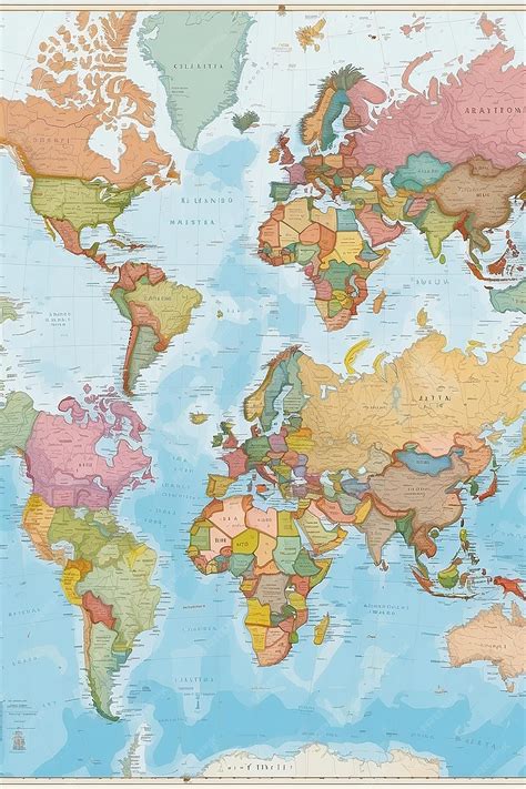 World Map with Every Country 的图像结果