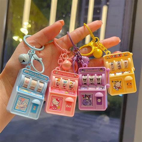 RK Sales Mini Claw Machine Keychain Slot Toy, Slot Machine Key Chains ...