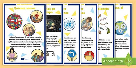 Pósters: Temas transdisciplinarios - PEP (PYP)