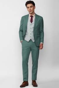 PETER ENGLAND Single Breasted - 2 button Solid Men Suit - Buy PETER ...