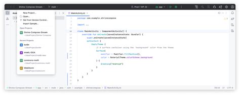 Image result for New Project Wizard View in Android Studio