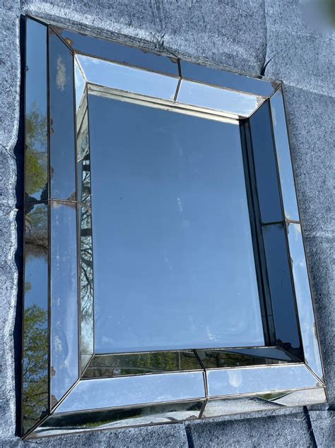 Large Mercury Glass Venetian Style Mirror For Sale at 1stDibs | large ...