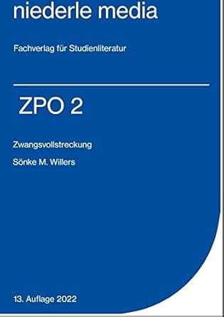 Amazon.in: Buy ZPO II. Zwangsvollstreckung Book Online at Low Prices in ...