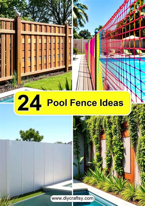 24 Creative Pool Fence Ideas for Safety and Style