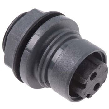 PXP6012/02S/ST Bulgin 丸型コネクタ， 2極， 前面取り付け， PXP6012/02S/ST 1個 BULGIN 【通販 ...