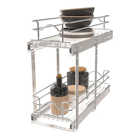 Rev-A-Shelf 5WB2-0922CR 9 x 22 Inch Two-Tier Kitchen Organization ...