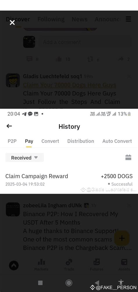congratulations Claim your dogs Hi claim you dogs coins 😉 | FAKE ...