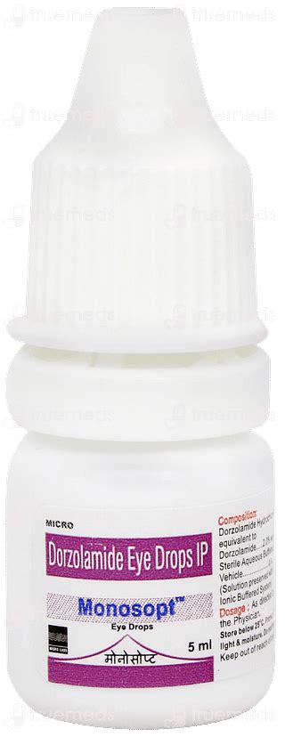 Monosopt 2 Eye Drops 5 Ml - Uses, Side Effects, Dosage, Price | Truemeds