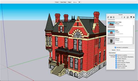 SketchUp Scenes Tutorial 的图像结果