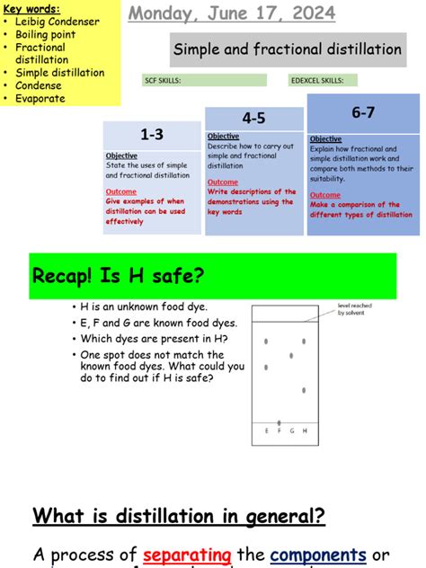 Lesson 3 Simple and Fractional Distillation - SV | Download Free PDF ...
