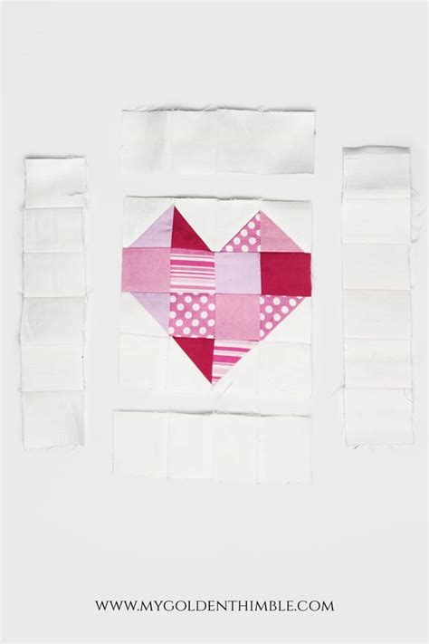 Heart Quilt Block Tutorials 的图像结果