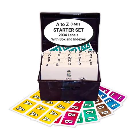 Alphabet Labels For File Folders A To Z Plus Mc | Desertcart INDIA