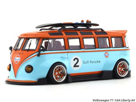 Volkswagen T1 Gulf 1:64 Liberty 64 diecast scale model collectible ...