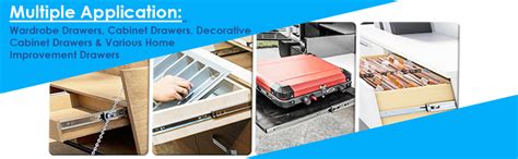 ABRO ZTS4535-NZ-20 Zorrofit Telescopic Drawer Channel Slide Ball ...