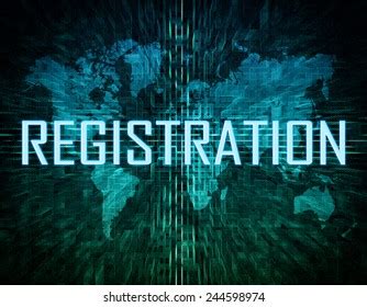 Image result for Registration. Text Example