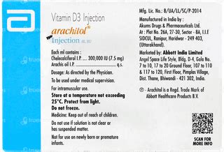 Arachitol 300000 IU Injection 1 ML | Order Arachitol 300000 IU ...