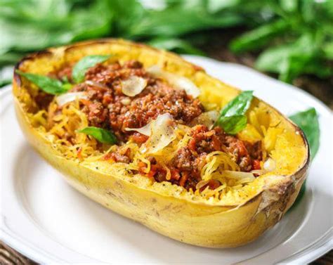 Spaghetti Squash with Easy Meat Sauce Recipe | SideChef