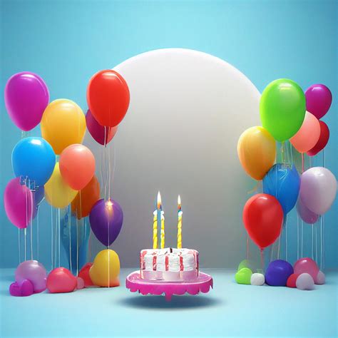 Free Download Happy Birthday Card Background Image