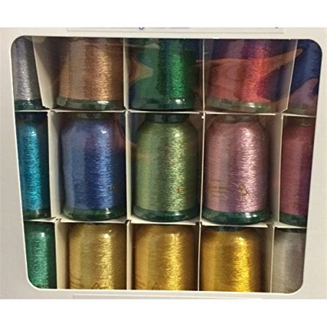Kingstar Metallic Embroidery Thread Set : Amazon.in: Home & Kitchen