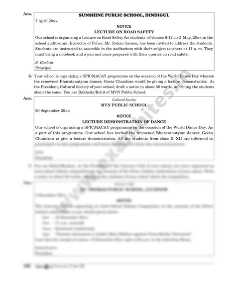 Image result for Notice Writing for Class 12