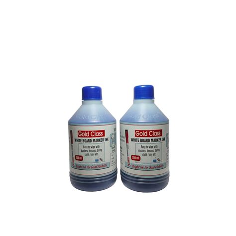Gold Class White Board Marker Ink - 350 ML_PACK02| Suitable for White ...