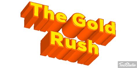 The Gold Rush Movie Animated GIF Logo Designs