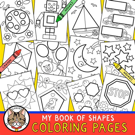 Geometric Shape Coloring Pages | Made By Teachers