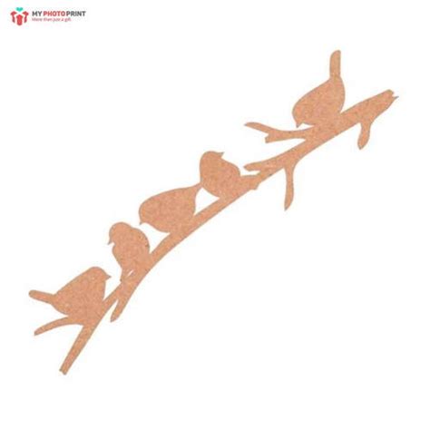 Unique Birds Mdf Wooden Craft Cutout Any Shapes & Patterns | (PACK OF ...