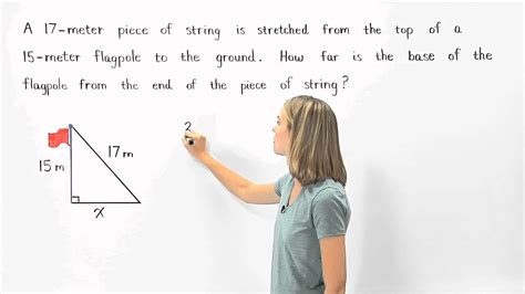 Image result for Pythagoras Theorem Word Problem