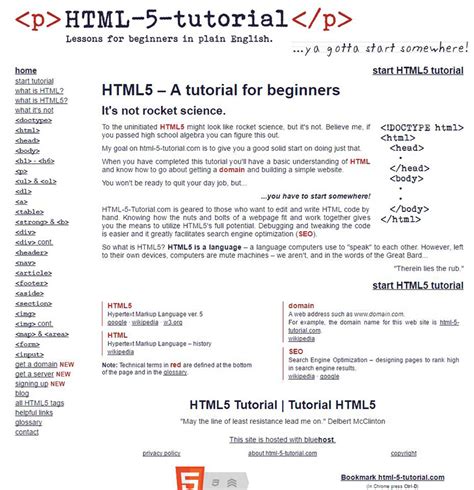 Image result for Free Tutorial HTML5