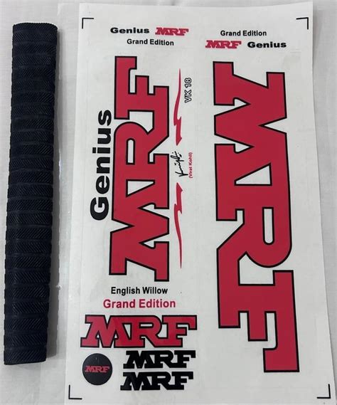 Cottontail | 3D MRF Grand VK-18 Edition | Embossed Cricket Bat Sticker ...