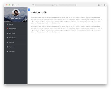 Image result for Bootstrap 4 Sidebar