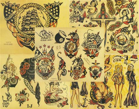 Sailor Jerry Traditional Flash Art