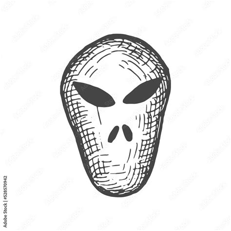 Image result for Alien Head Drawing Easy