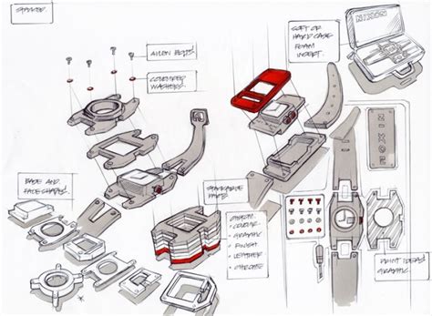 Image result for Exploded View Sketch