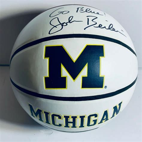 JOHN BEILEIN SIGNED AUTOGRAPH BASKETBALL COA PROOF MICHIGAN WOLVERINES ...