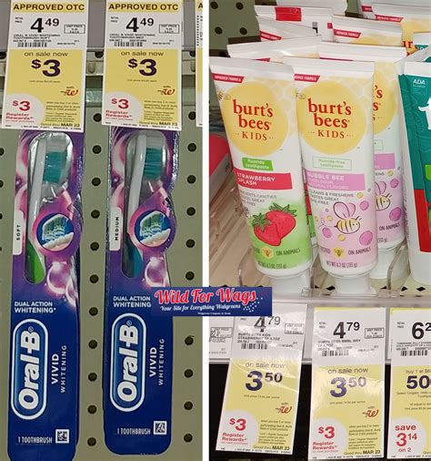 Burt’s Bees Kids Toothpaste & Oral-b Toothpaste 22¢ Each