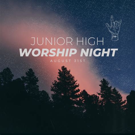 Junior High Worship Night | Applegate Fellowship