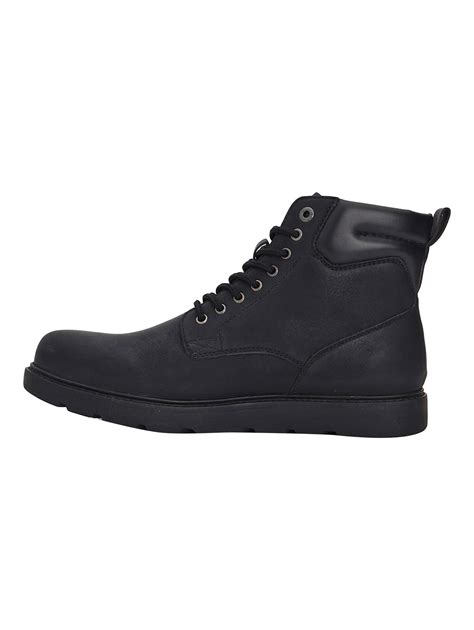 Men's Black Solid Boots – Levis India Store