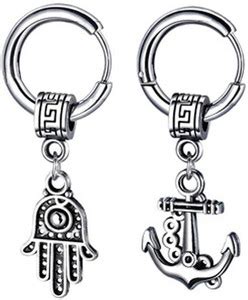 Flipkart.com - Buy M Men Style Fatima Hamsa Hand Palm With Ship Anchor ...