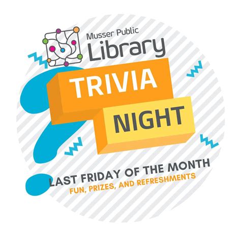 All events for Trivia : Musser Public Library