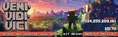 Veni Vidi Vici - Minecraft Serverlist | Die deutsche Minecraft Serverliste!