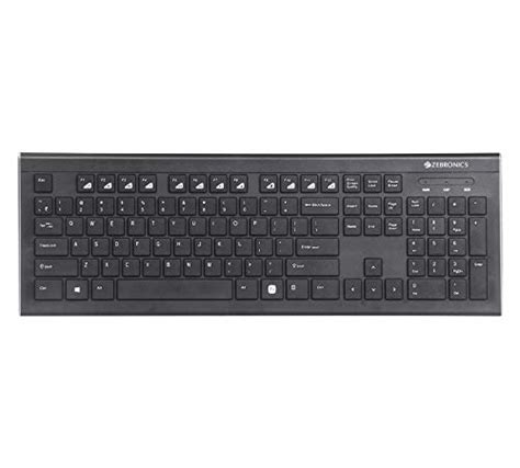 Amazon.in: Buy Zebronics Zeb-DLK01 USB Multimedia Keyboard with 104 UV ...