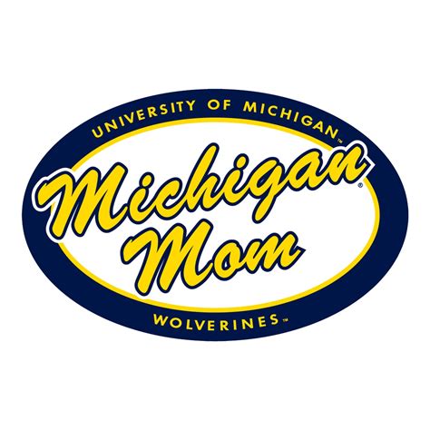 University Michigan M Logo University Of Michigan Mascot Mat "Block