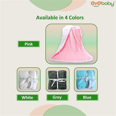 OYO BABY Ultra Soft Fleece Baby Blanket | Warm & Cozy Newborn Blanket