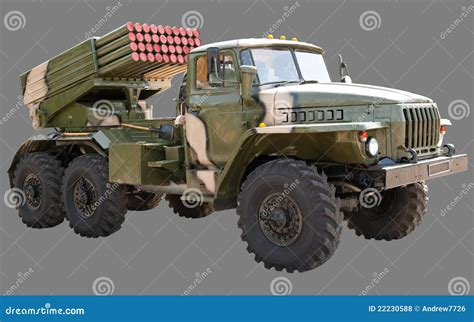 Ural BM-21 Grad stock photo. Image of weapon, conflict - 22230588