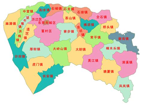 广东省东莞市全图图片